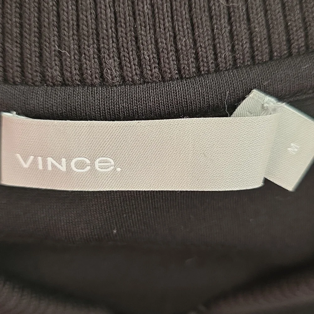 Vince Black Bomber Jacket Size M (Unisex) - Picture 2 of 14